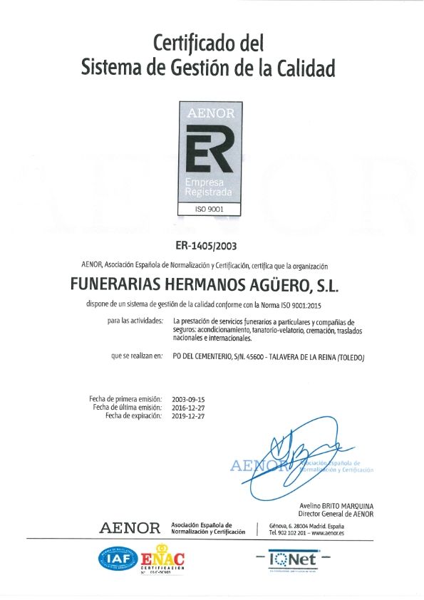 AENOR ISO 9001